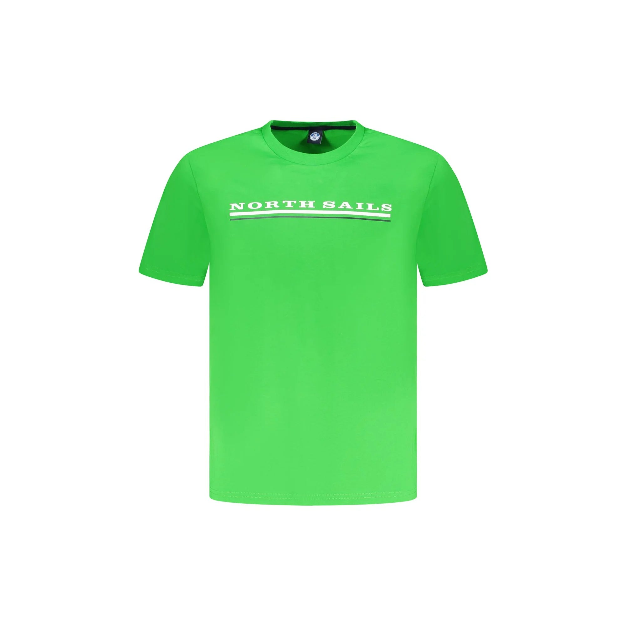 North Sails T-Shirt Maniche Corte Uomo Verde Stampa Logo - foto prodotto